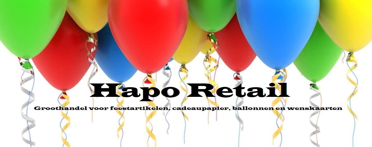 foil balloon kit  Hoera 50 jaar  10 meter per 4  - http://hapo-retail.nl