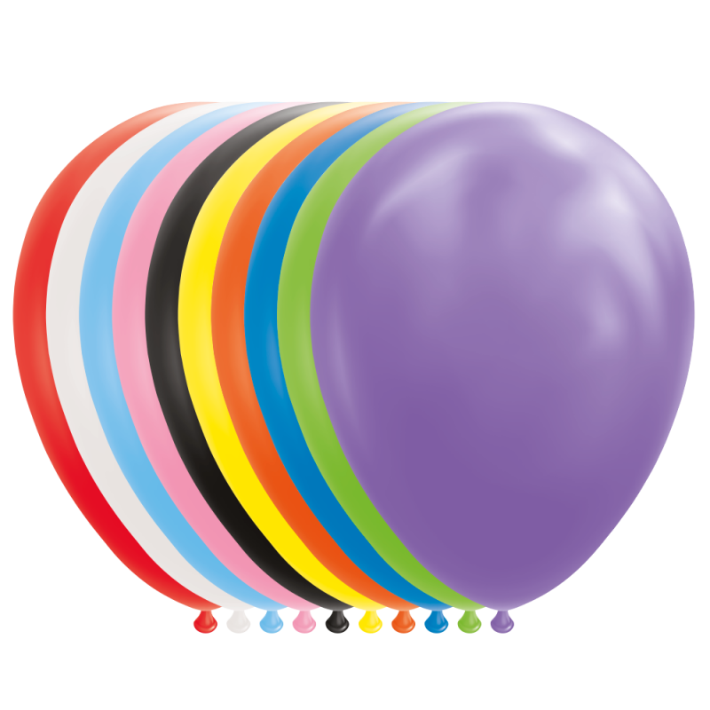 Assorti ballon (20 stuks) rond per 6
