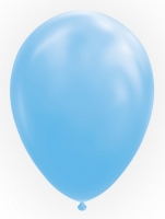 10 Balloons 12" clear light blue 10 stuks per 6