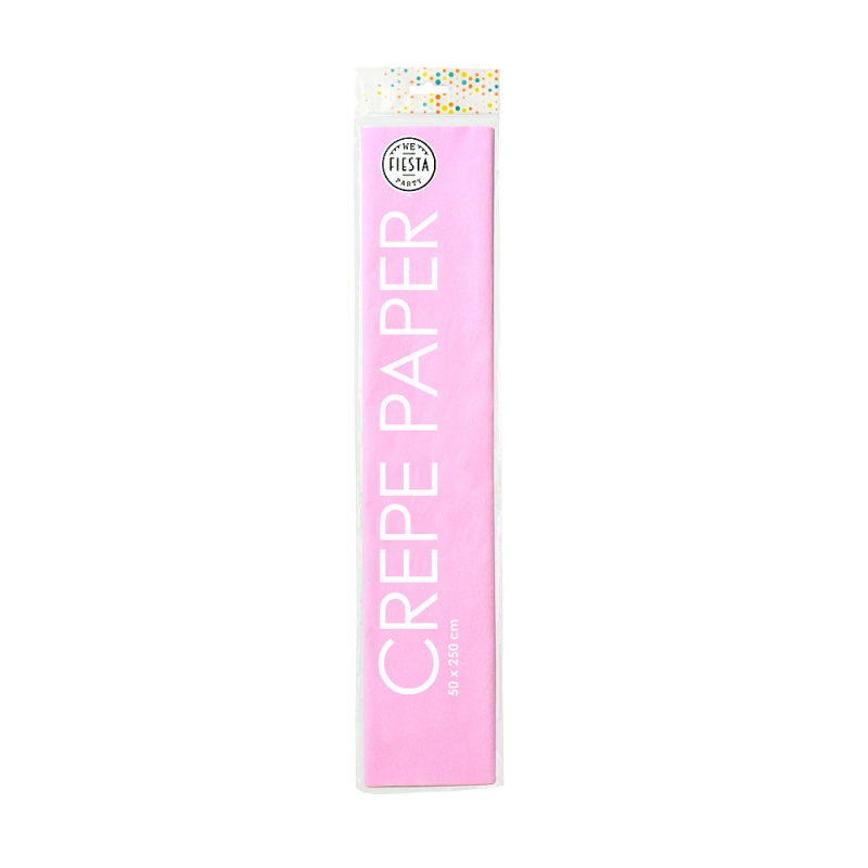 Crepe paper 50x250cm - baby pink per 12