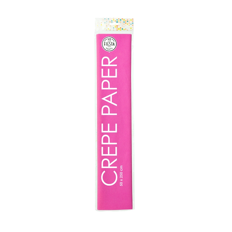 Crepe paper 50x250cm - hot pink per 12