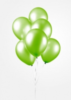 10 Balloons 12 metallic  lime green per 6