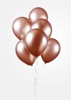 10 Balloons 12 metallic  copper per 6