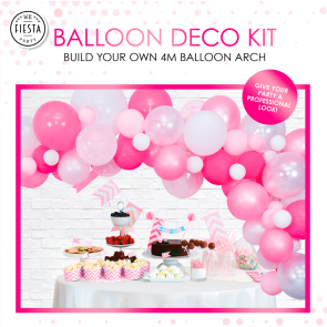 Balloon deco kit -pink contains 71 parts per 1