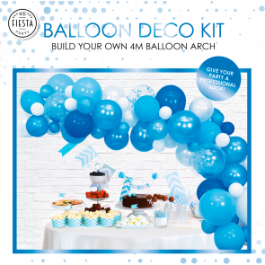 Balloon deco kit - blue contains 71 parts per 1