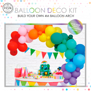 Balloon deco kit - rainbow contains 71 parts per 1