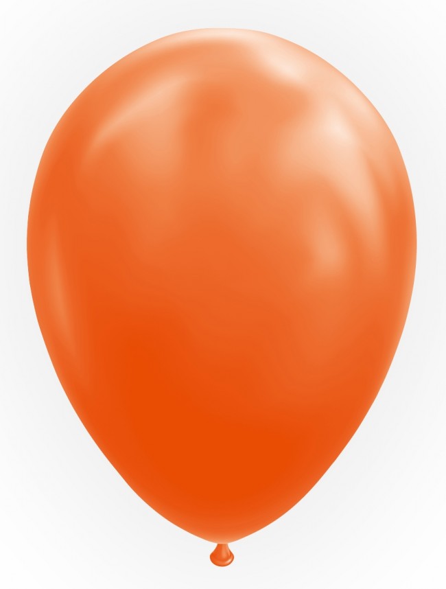 Ballon orange 25st  per 6