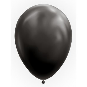 Ballonnen 100 stuks zwart per 6