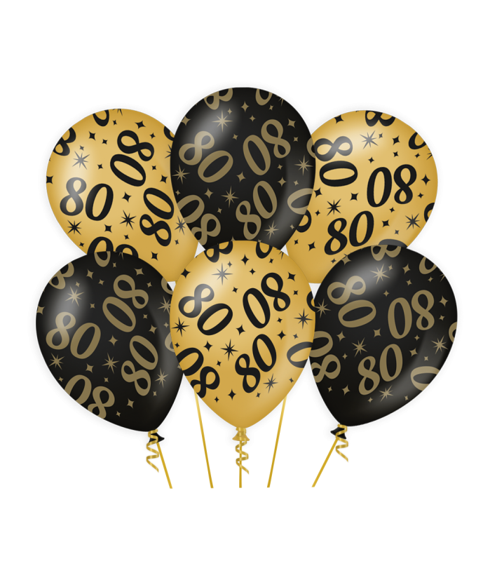 Classy party balloons - 80  per 6