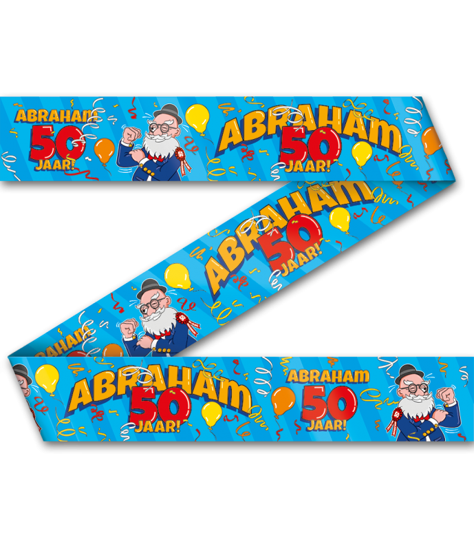 party tape Abraham cartoon 12 meter per 6
