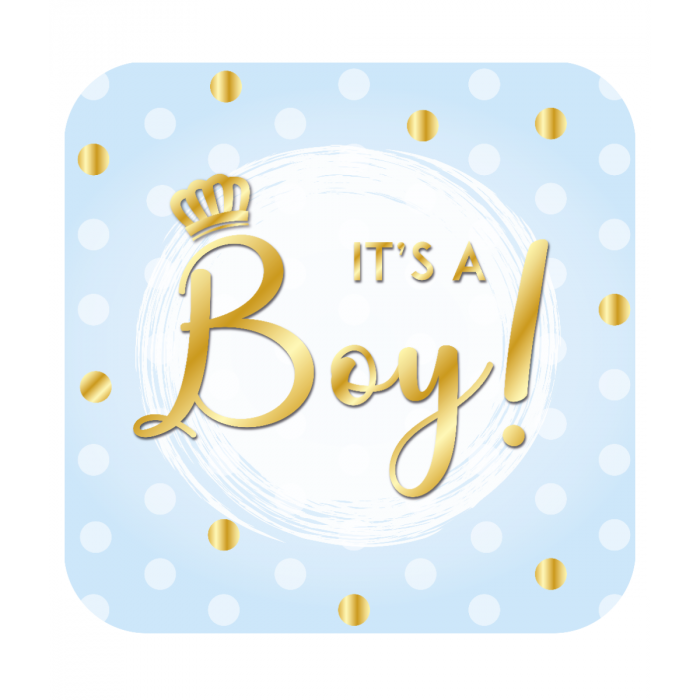 Huldeschild Newborn baby boy  per 6