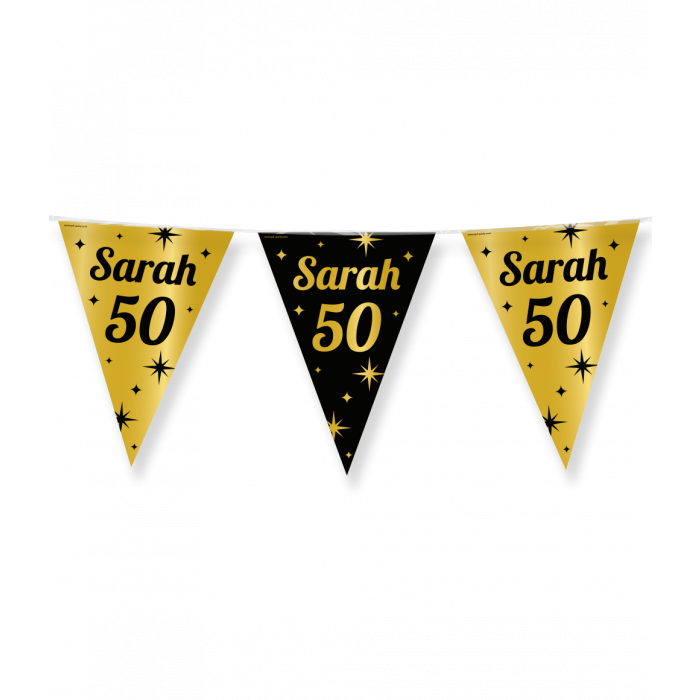 Classy party flags Sarah 50 10m per 6